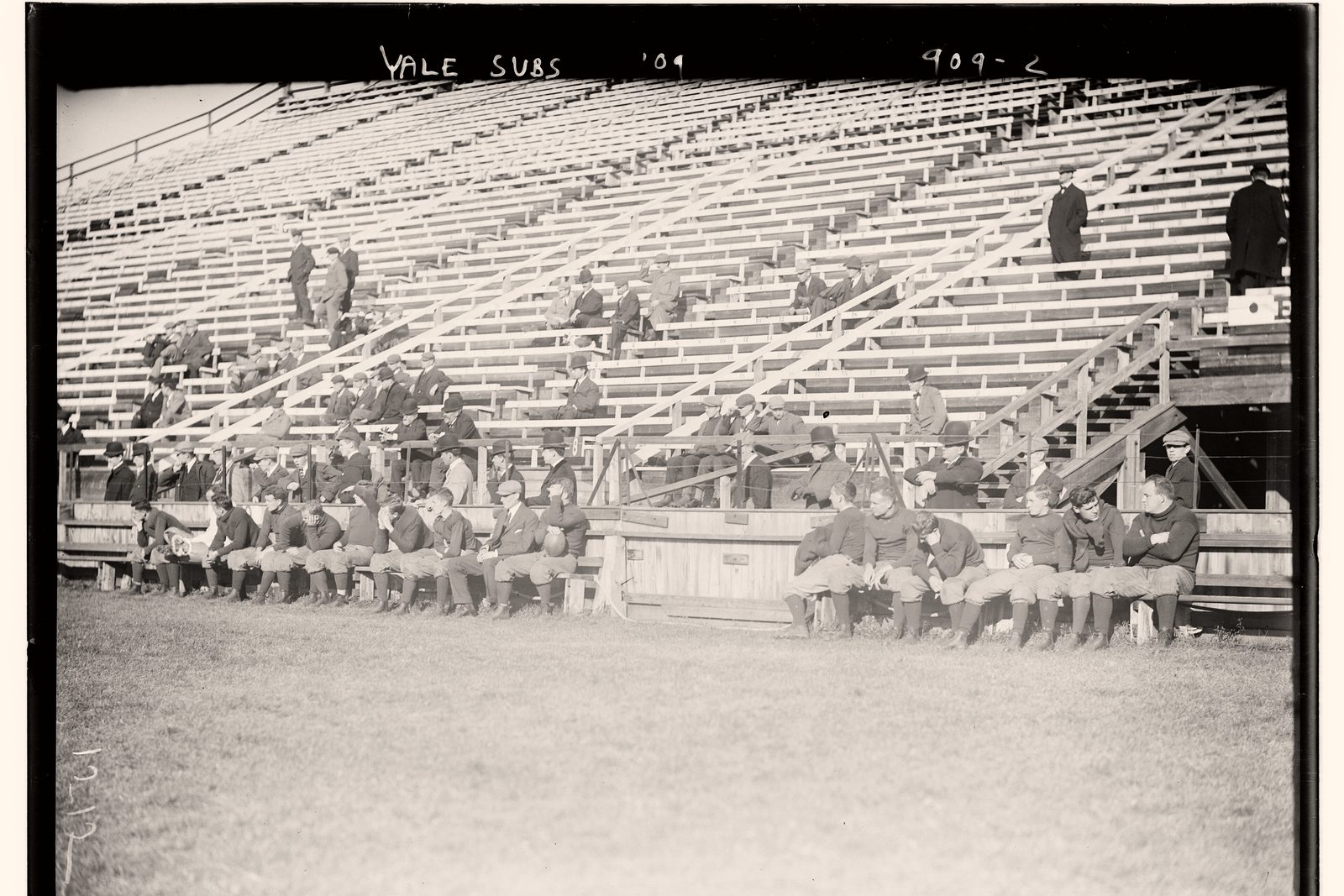 A substitutes’ bench