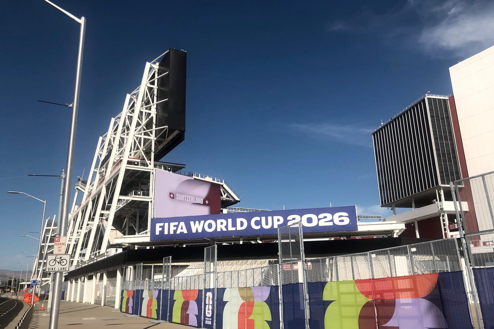 A stadium entrance