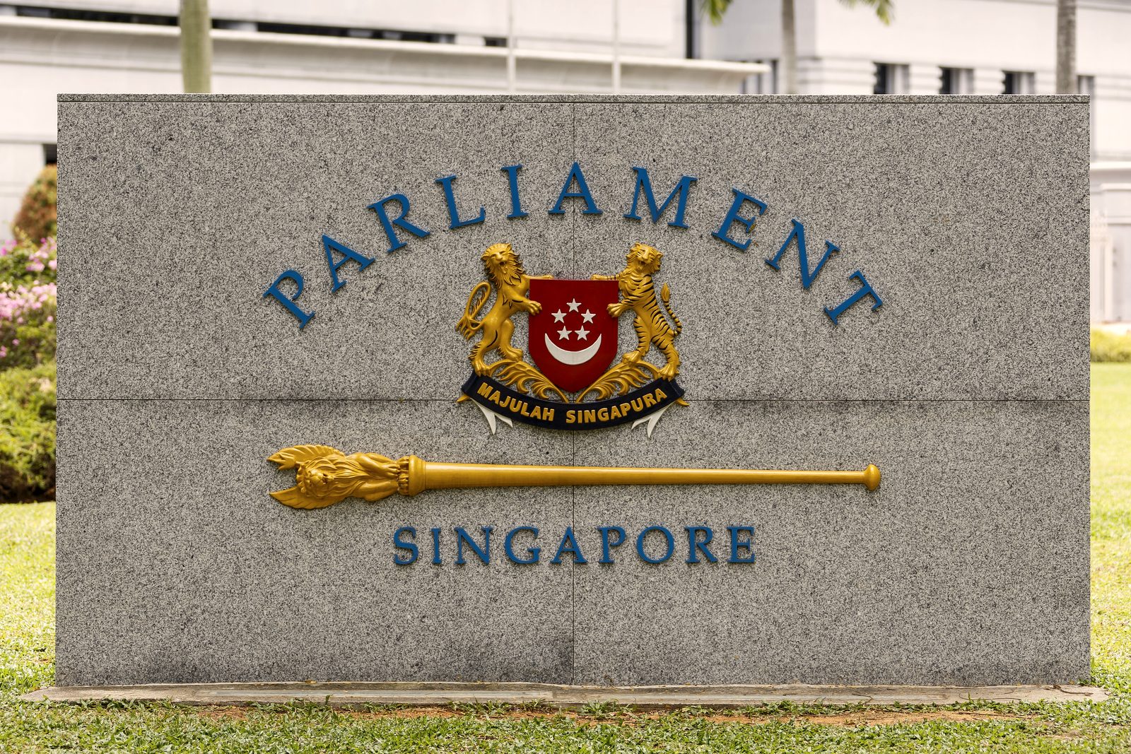 A parliament building
