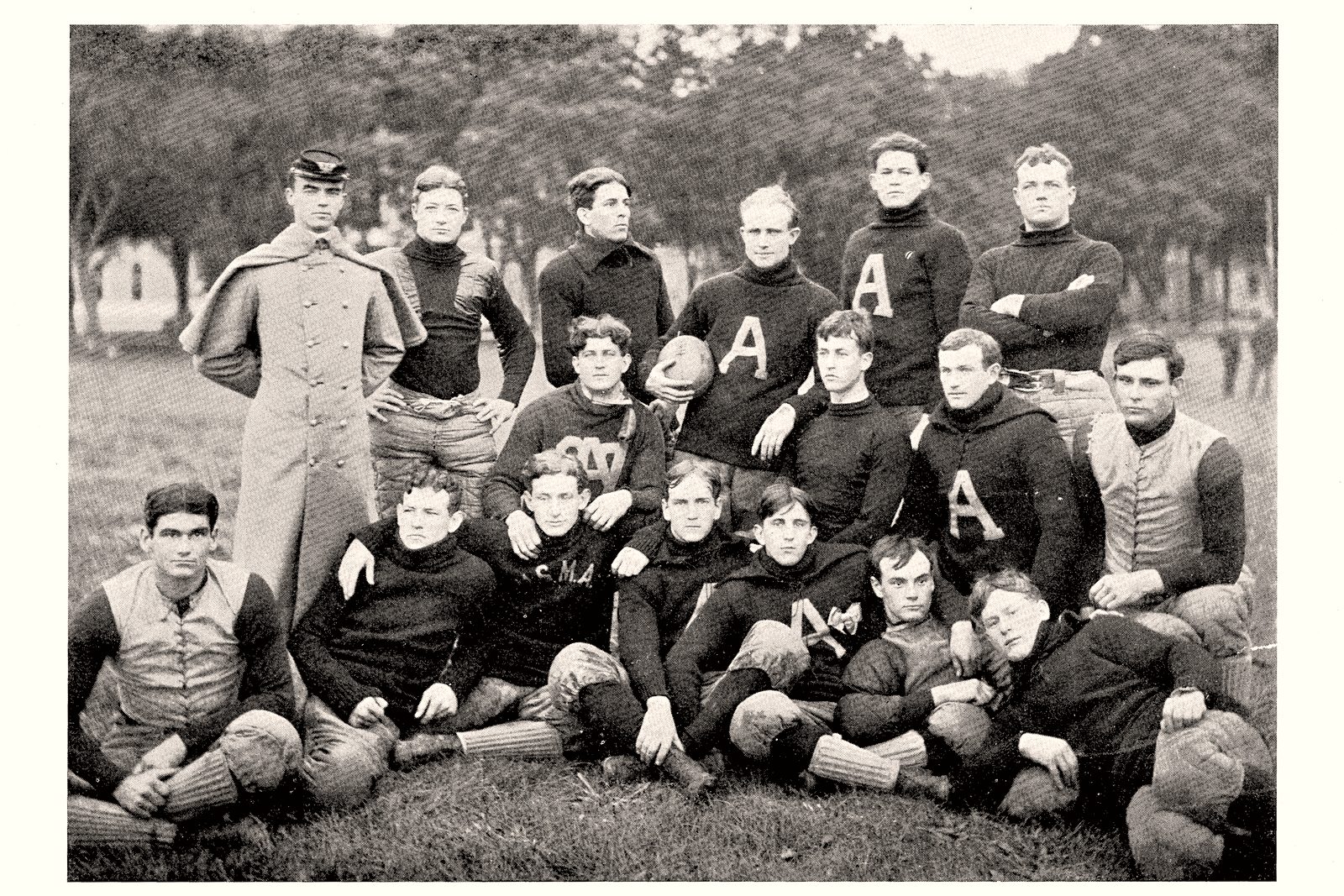 A team group photograph